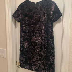 Black Sequin Dress